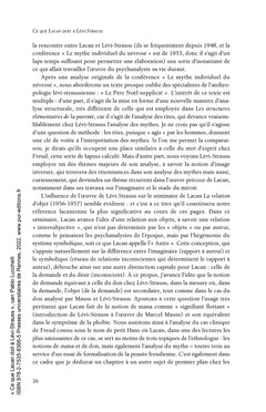 Ce que Lacan doit à Lévi-Strauss
