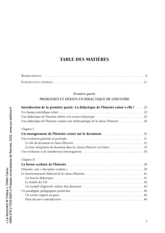 Le document et l'indice