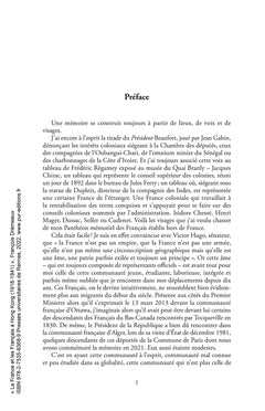 La France et les Français à Hong-Kong (1918-1941)