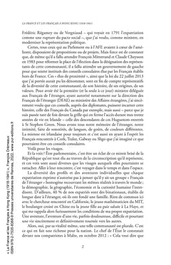 La France et les Français à Hong-Kong (1918-1941)