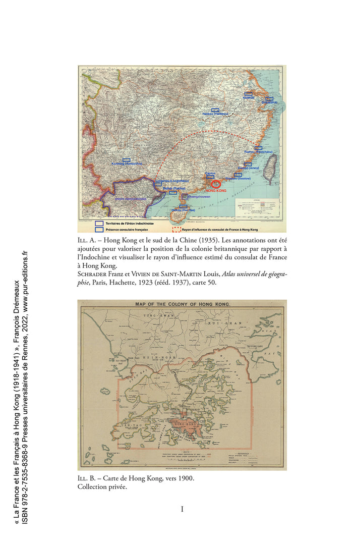 La France et les Français à Hong-Kong (1918-1941)