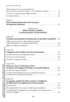 Jansénisme et libéralisme