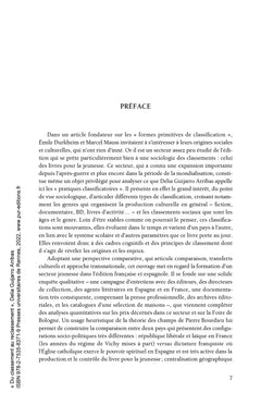 Du classement au reclassement