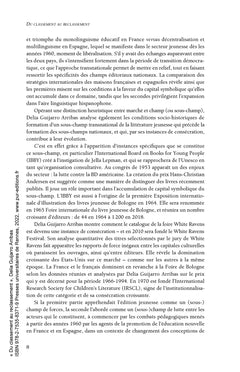 Du classement au reclassement