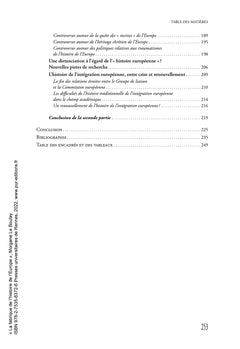 La fabrique de l'histoire de l'Europe