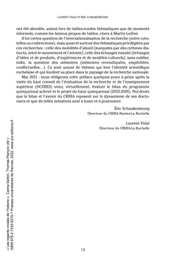 Les regards croisés de l'histoire