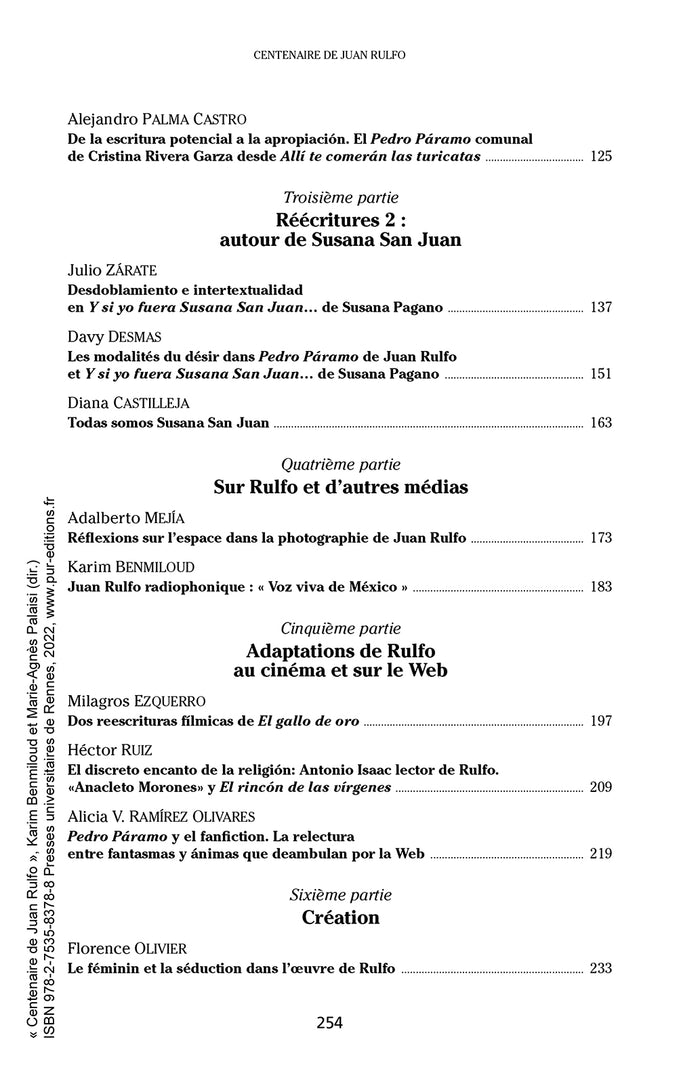 Centenaire de Juan Rulfo