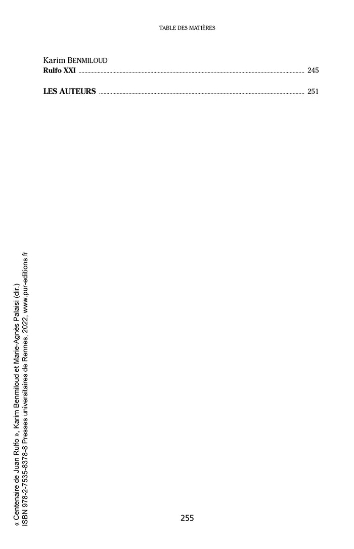 Centenaire de Juan Rulfo