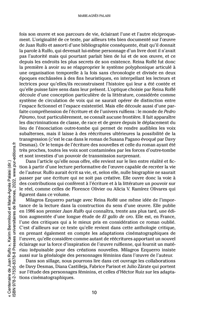 Centenaire de Juan Rulfo