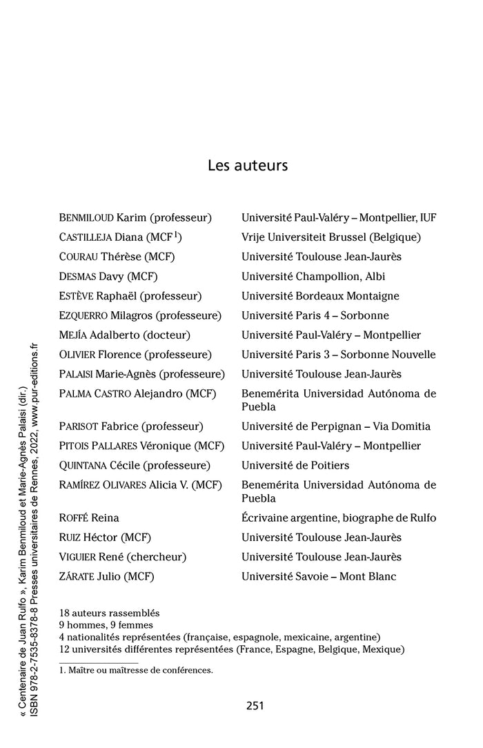 Centenaire de Juan Rulfo