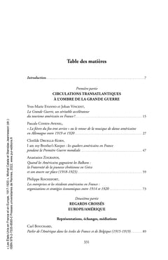 Les États-Unis en France et en Europe, 1917-1920