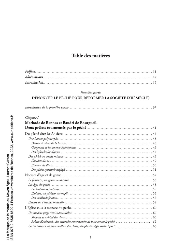 La Fabrique de la morale au Moyen-Âge