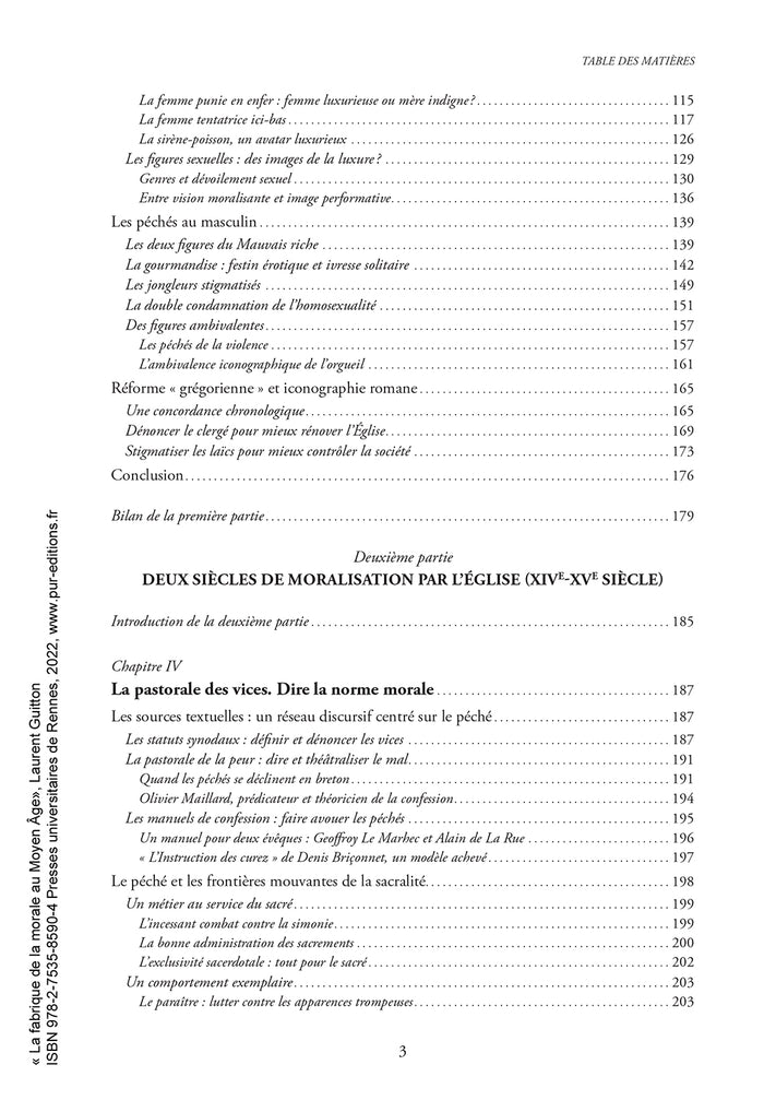 La Fabrique de la morale au Moyen-Âge