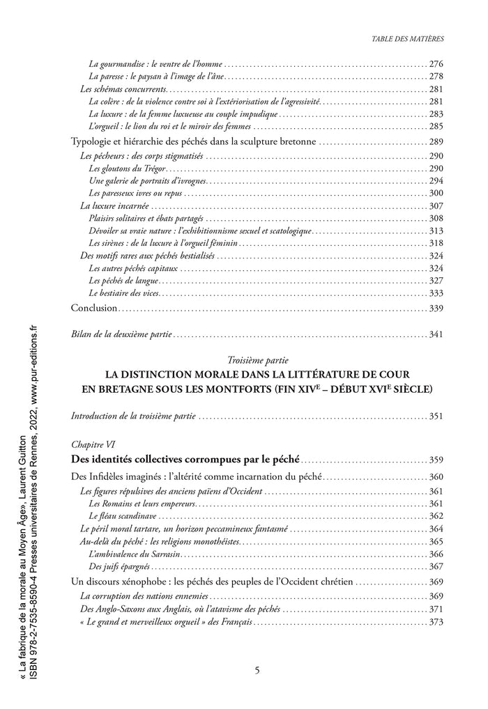 La Fabrique de la morale au Moyen-Âge