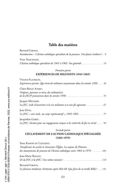 Voir, juger, agir