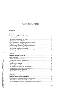 L'émission de billets de banque