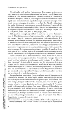 L'émission de billets de banque