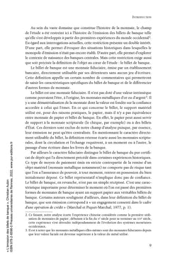 L'émission de billets de banque