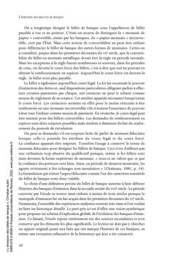 L'émission de billets de banque