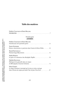 Gestes et bandes dessinées