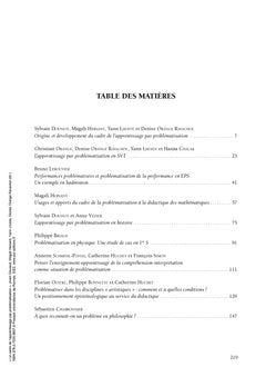 Le cadre de l'apprentissage par problématisation