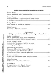 Savoir et création