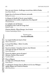 L'histoire feuilletée