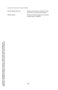 Les Rome nouvelles de l'époque moderne