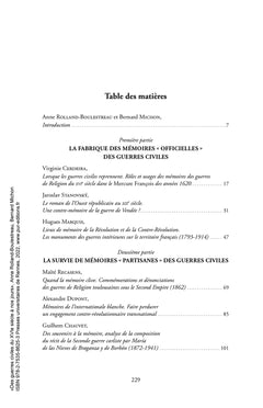 Des guerres civiles du XVIe siècle à nos jours