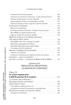 La Nation entre les lignes