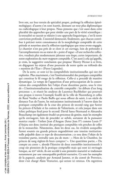 Les comptes et les choses