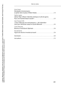 Retrait, effacement, disparition dans les arts et la littérature d'aujourd'hui