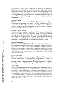 Les habits de la foi