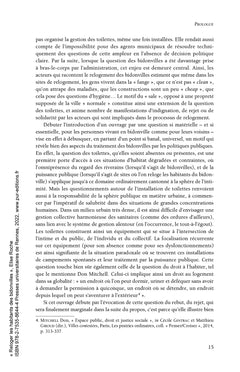Reloger les habitants des bidonvilles: Un urbanisme en marge