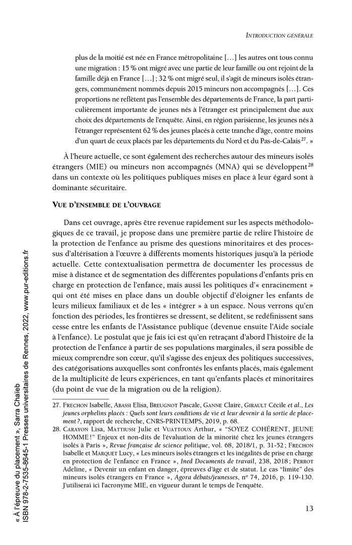 A l'épreuve du placement