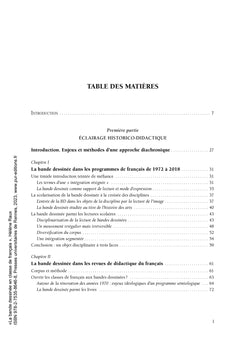 La bande dessinée en classe de français