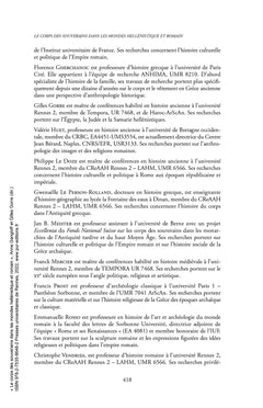 Le corps des souverains dans les mondes hellénistique et romain