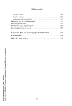 Vaincre l'abstraction