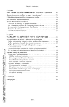 L'appel à témoignages