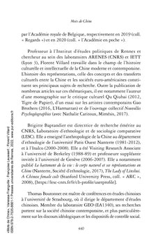 Mots de Chine