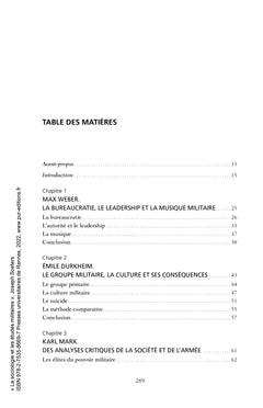 La sociologie et les études militaires