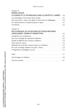 La sociologie et les études militaires