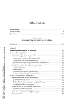 Des mères singulières