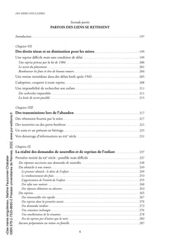 Des mères singulières