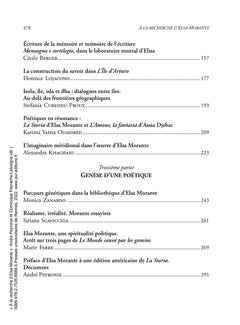 À la recherche d'Elsa Morante