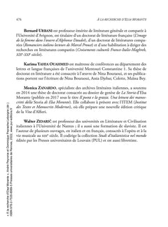 À la recherche d'Elsa Morante