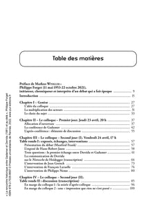 La rencontre historique entre Gadamer et Derrida (1981) et au-delà