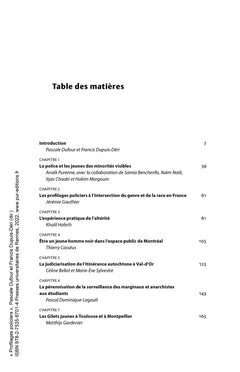 Profilages policiers