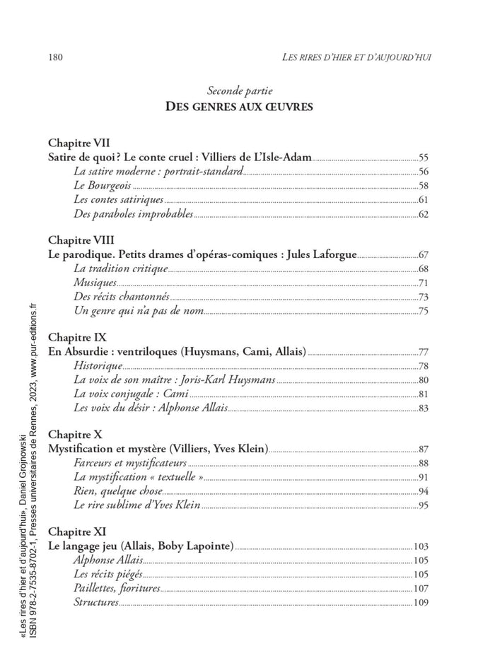 Les rires d'hier et d'aujourd'hui