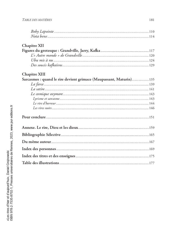 Les rires d'hier et d'aujourd'hui